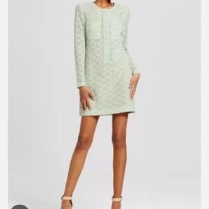 green lace dress target Knit & Lounge Womens Satin Like Flutter Sleeve V Neck Empire Lace Waist Flared Maxi Dress- Medium ,Kelly Green